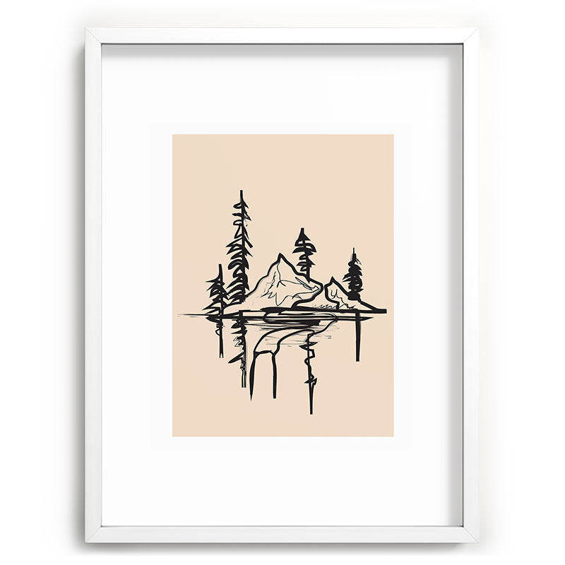 Abstract Landscape II Framed Art Print Gallery Image 79