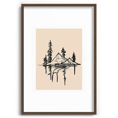 Abstract Landscape II Framed Art Print Gallery Image 68