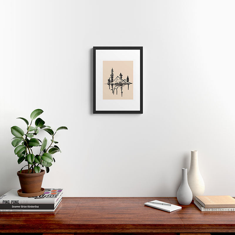 Abstract Landscape II Framed Art Print Gallery Image 3