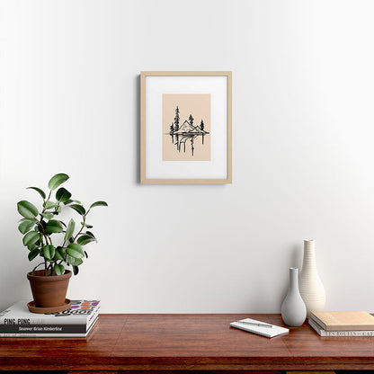 Abstract Landscape II Framed Art Print Gallery Image 18