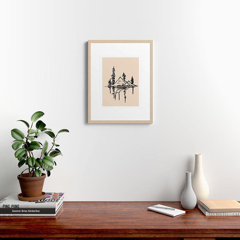 Abstract Landscape II Framed Art Print Gallery Image 19
