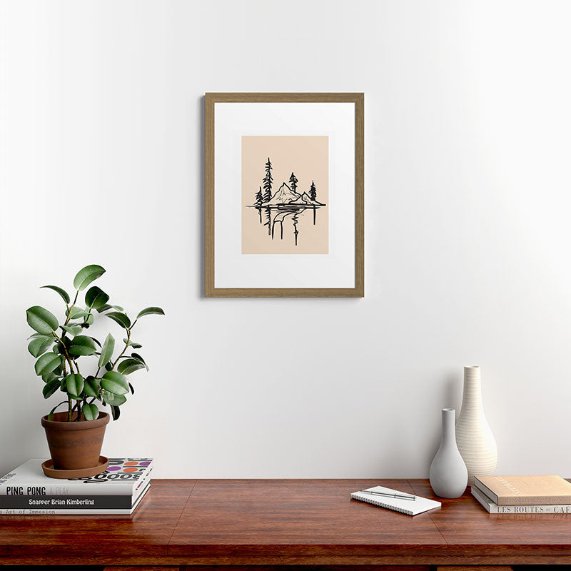 Abstract Landscape II Framed Art Print Gallery Image 40