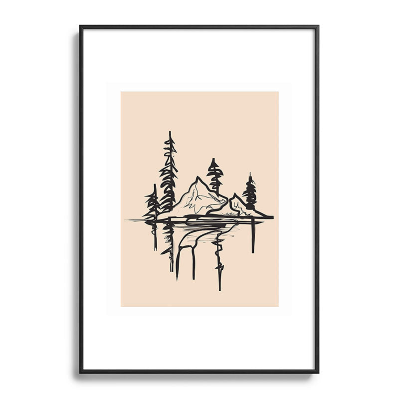 Abstract Landscape II Framed Art Print Gallery Image 83