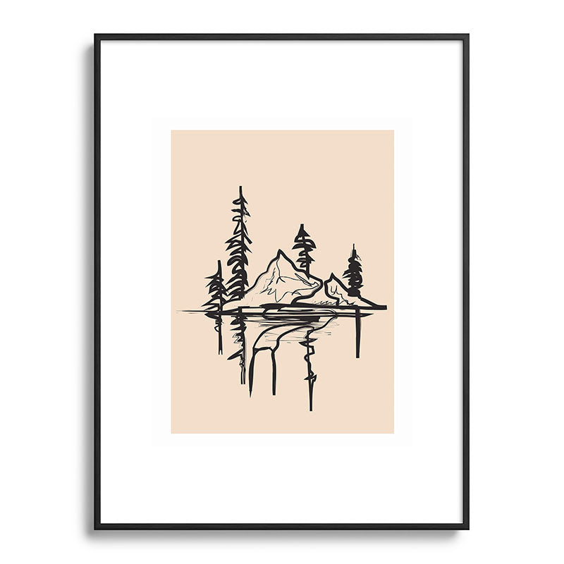 Abstract Landscape II Framed Art Print Gallery Image 84