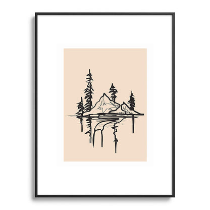 Abstract Landscape II Framed Art Print Gallery Image 84