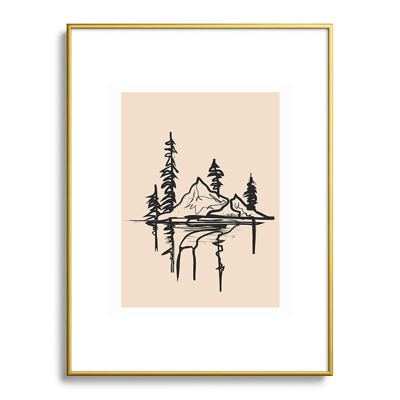 Abstract Landscape II Framed Art Print Gallery Image 92