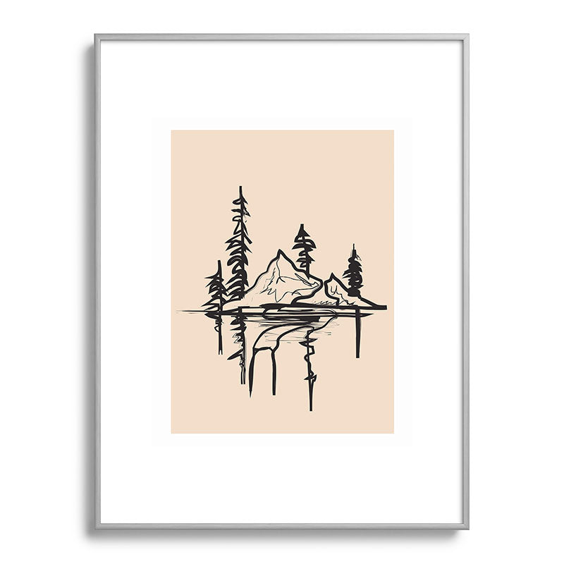 Abstract Landscape II Framed Art Print Gallery Image 98