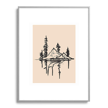 Abstract Landscape II Framed Art Print Gallery Image 98