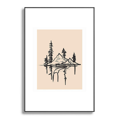Abstract Landscape II Framed Art Print Gallery Image 86