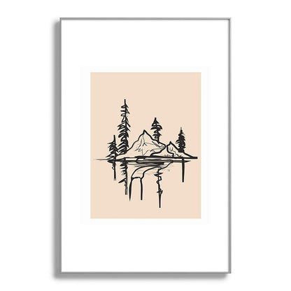 Abstract Landscape II Framed Art Print Gallery Image 100