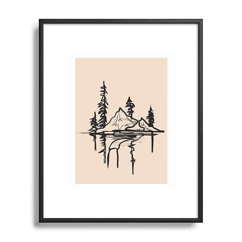Abstract Landscape II Framed Art Print Gallery Image 81
