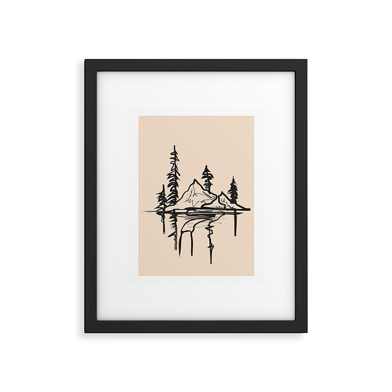 Abstract Landscape II Framed Art Print Gallery Image 5