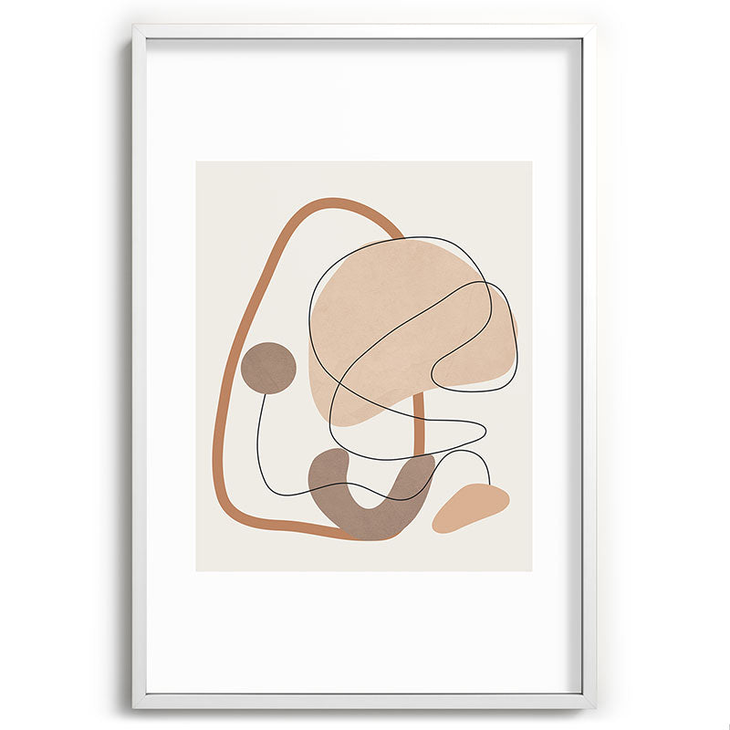 Abstract Line Movement III Framed Art Print Gallery Image 80