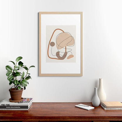 Abstract Line Movement III Framed Art Print Gallery Image 48