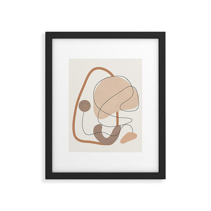 Abstract Line Movement III Framed Art Print Gallery Image 1