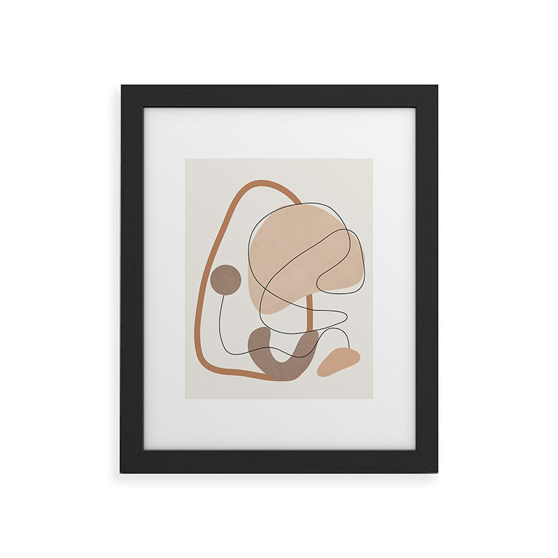 Abstract Line Movement III Framed Art Print Gallery Image 34