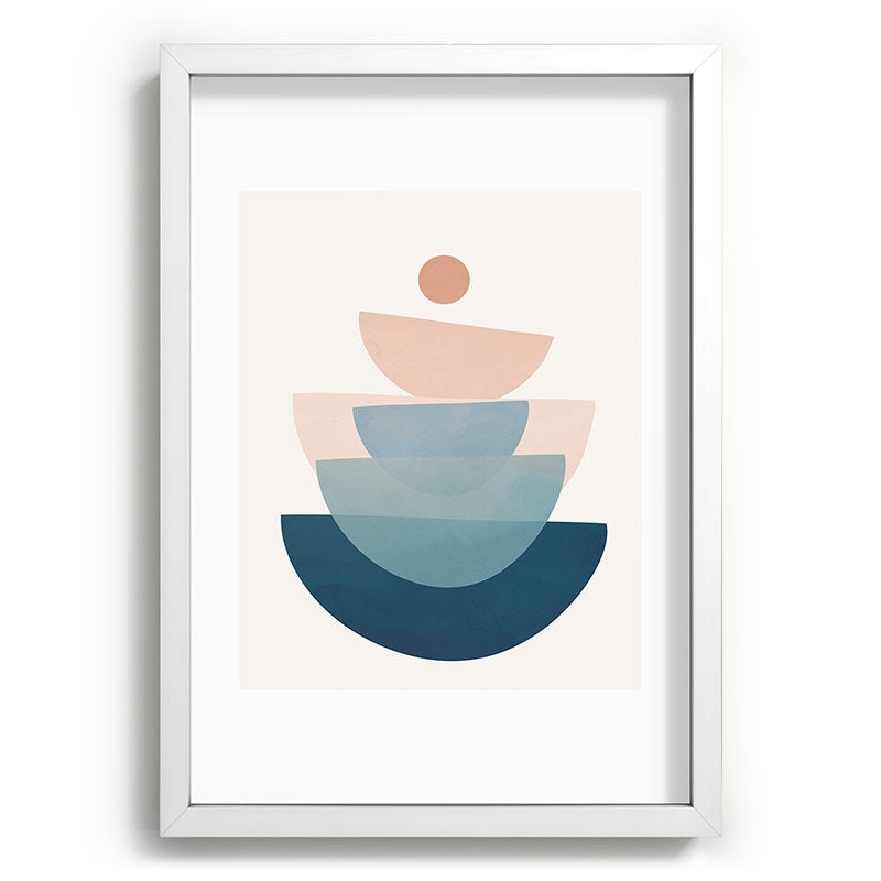 Abstract Minimal Shapes 31 Framed Art Print Gallery Image 105