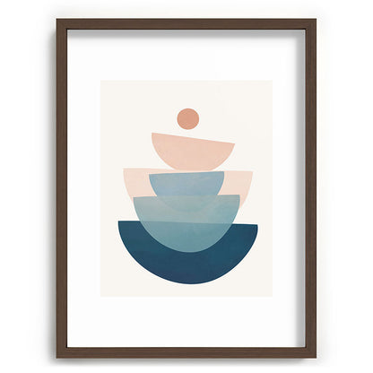 Abstract Minimal Shapes 31 Framed Art Print Gallery Image 92