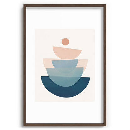 Abstract Minimal Shapes 31 Framed Art Print Gallery Image 94