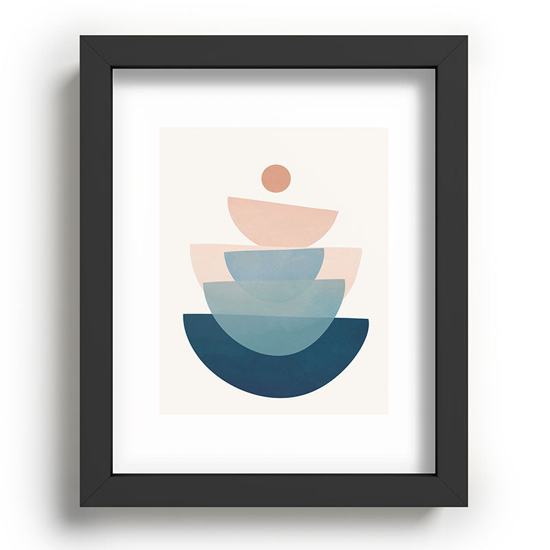 Abstract Minimal Shapes 31 Framed Art Print Gallery Image 78