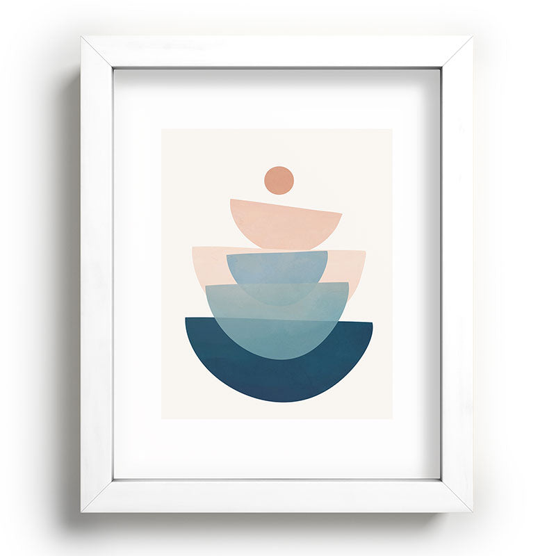 Abstract Minimal Shapes 31 Framed Art Print Gallery Image 103