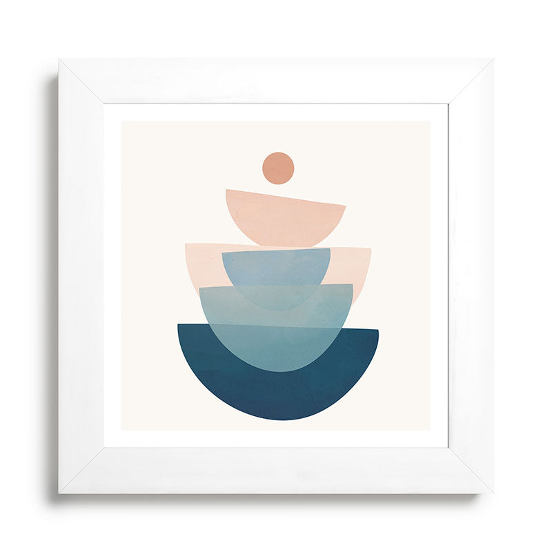 Abstract Minimal Shapes 31 Framed Art Print Gallery Image 79