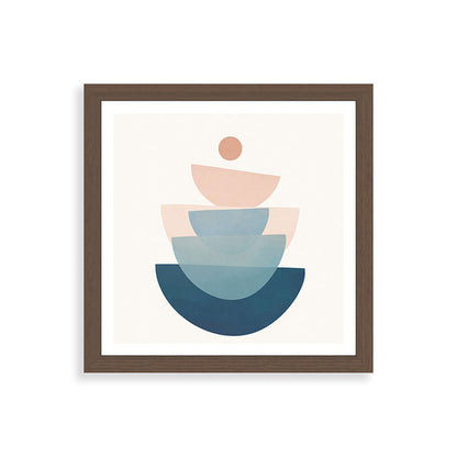 Abstract Minimal Shapes 31 Framed Art Print Gallery Image 60