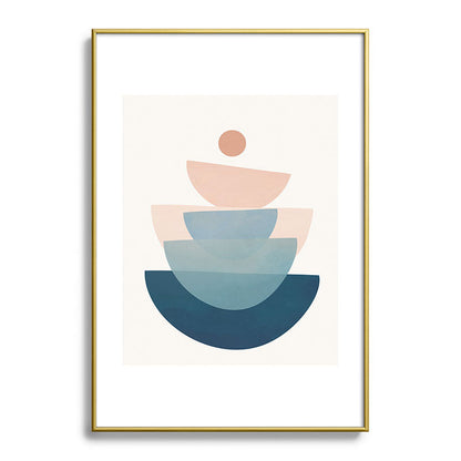 Abstract Minimal Shapes 31 Framed Art Print Gallery Image 123