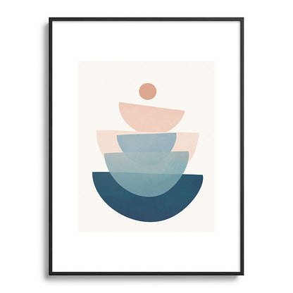 Abstract Minimal Shapes 31 Framed Art Print Gallery Image 115