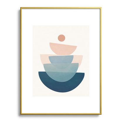 Abstract Minimal Shapes 31 Framed Art Print Gallery Image 124