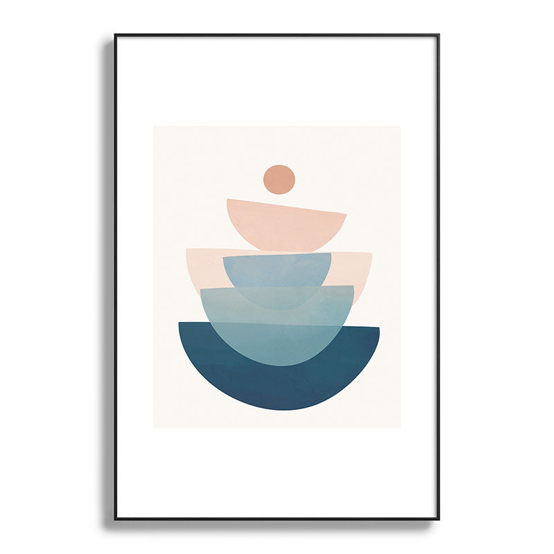 Abstract Minimal Shapes 31 Framed Art Print Gallery Image 119