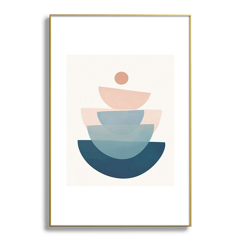 Abstract Minimal Shapes 31 Framed Art Print Gallery Image 128