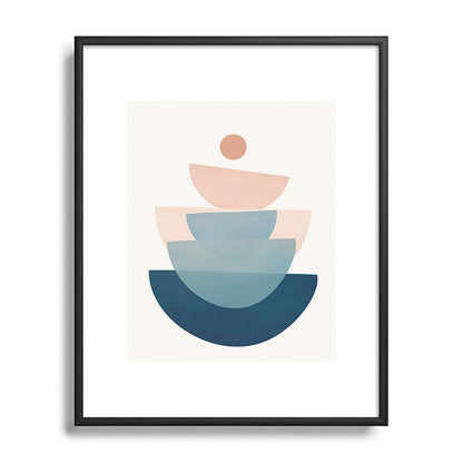 Abstract Minimal Shapes 31 Framed Art Print Gallery Image 111