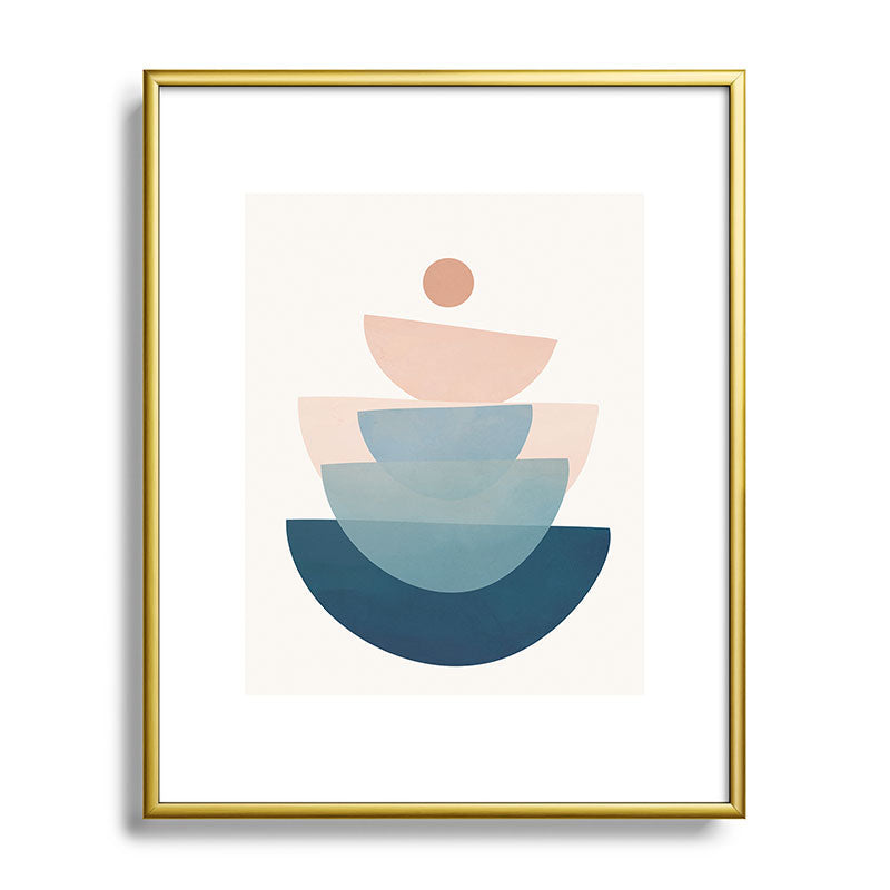Abstract Minimal Shapes 31 Framed Art Print Gallery Image 120
