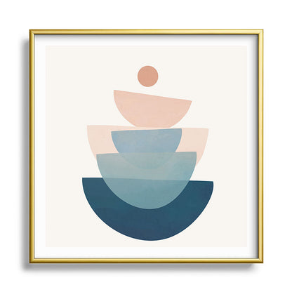 Abstract Minimal Shapes 31 Framed Art Print Gallery Image 133