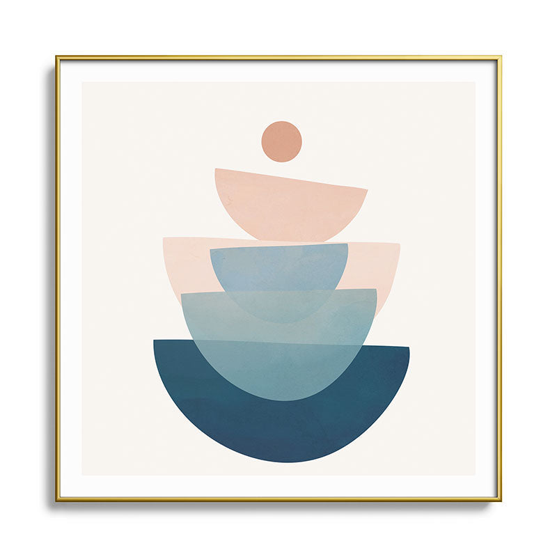 Abstract Minimal Shapes 31 Framed Art Print Gallery Image 136