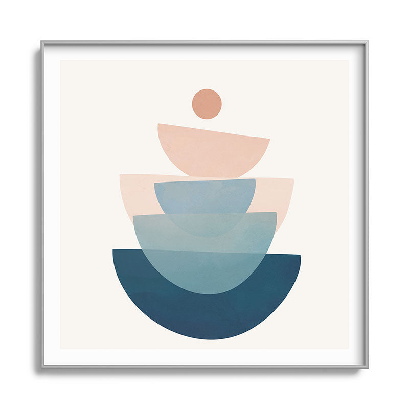 Abstract Minimal Shapes 31 Framed Art Print Gallery Image 141