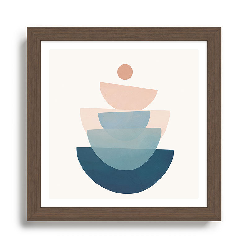 Abstract Minimal Shapes 31 Framed Art Print Gallery Image 13