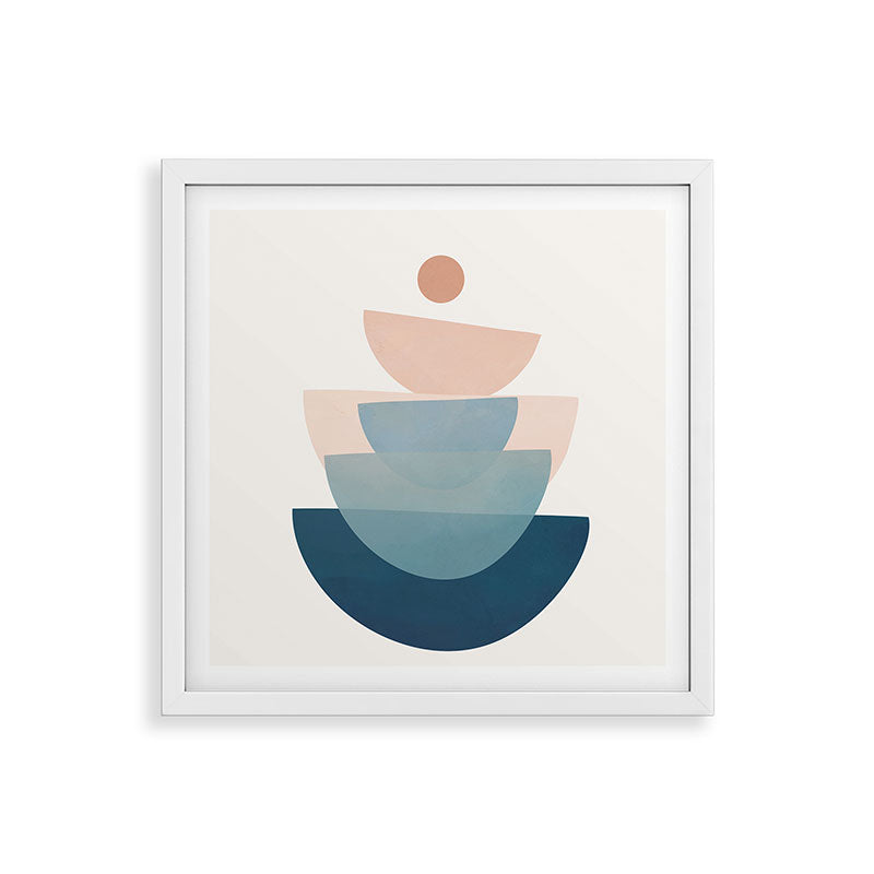 Abstract Minimal Shapes 31 Framed Art Print Gallery Image 38