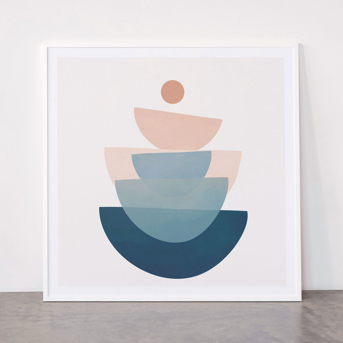 Abstract Minimal Shapes 31 Framed Art Print Gallery Image 43