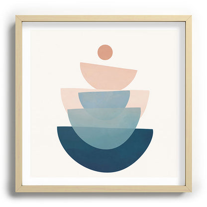 Abstract Minimal Shapes 31 Framed Art Print Gallery Image 109