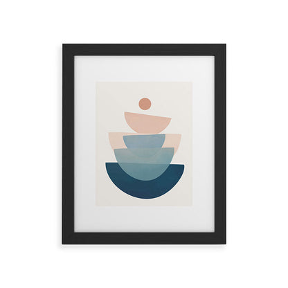 Abstract Minimal Shapes 31 Framed Art Print Gallery Image 40