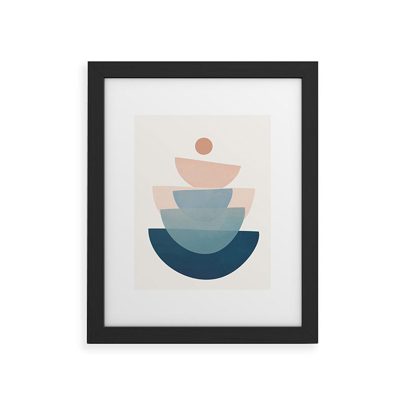 Abstract Minimal Shapes 31 Framed Art Print Gallery Image 41