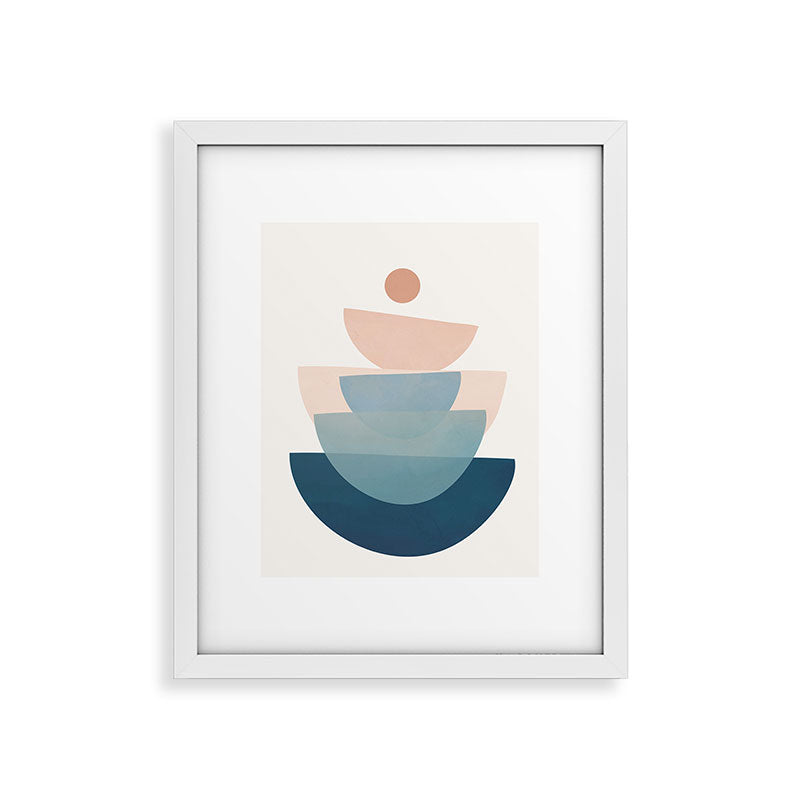 Abstract Minimal Shapes 31 Framed Art Print Gallery Image 36