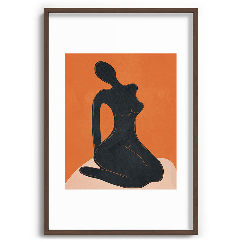 Abstract Nude II Framed Art Print Gallery Image 68
