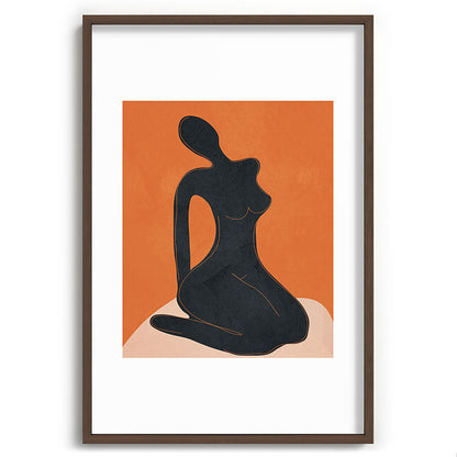 Abstract Nude II Framed Art Print Gallery Image 68