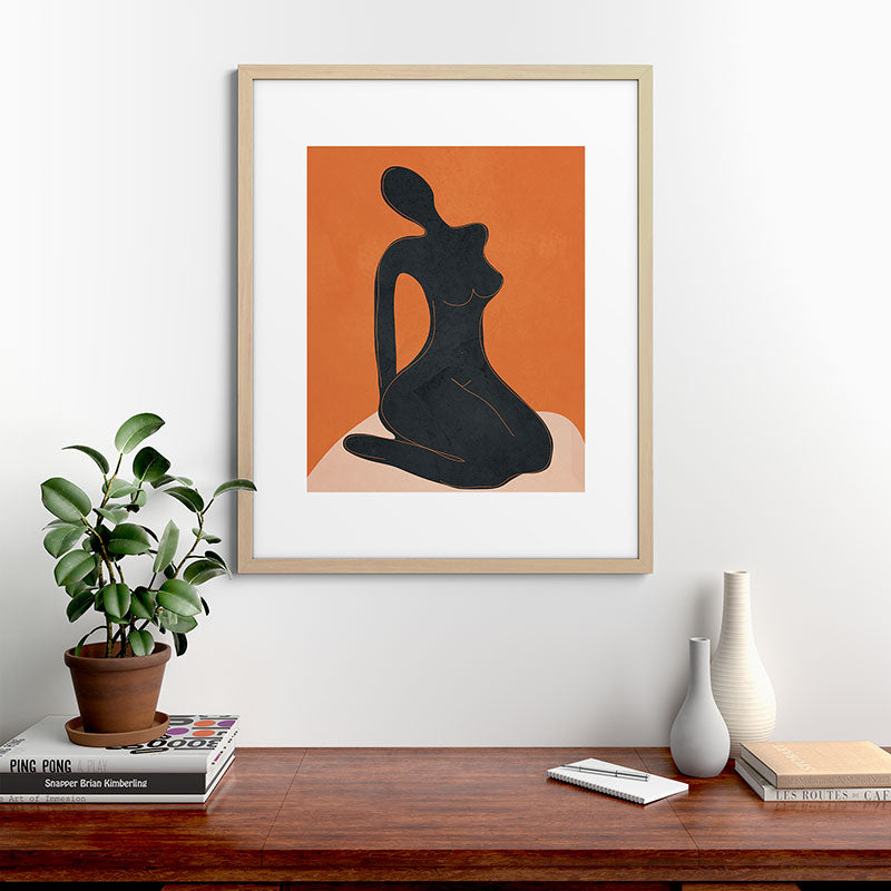Abstract Nude II Framed Art Print Gallery Image 49