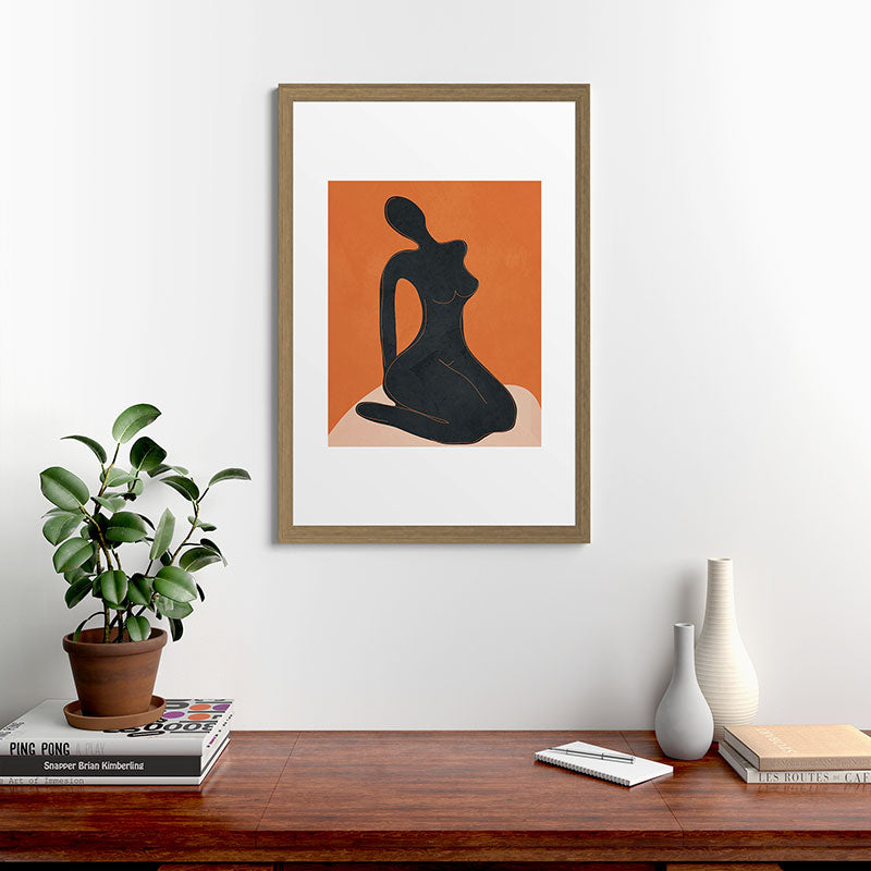 Abstract Nude II Framed Art Print Gallery Image 41