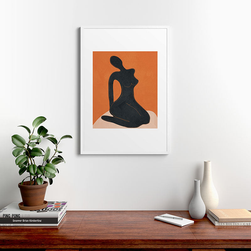 Abstract Nude II Framed Art Print Gallery Image 27