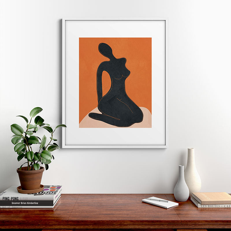 Abstract Nude II Framed Art Print Gallery Image 28
